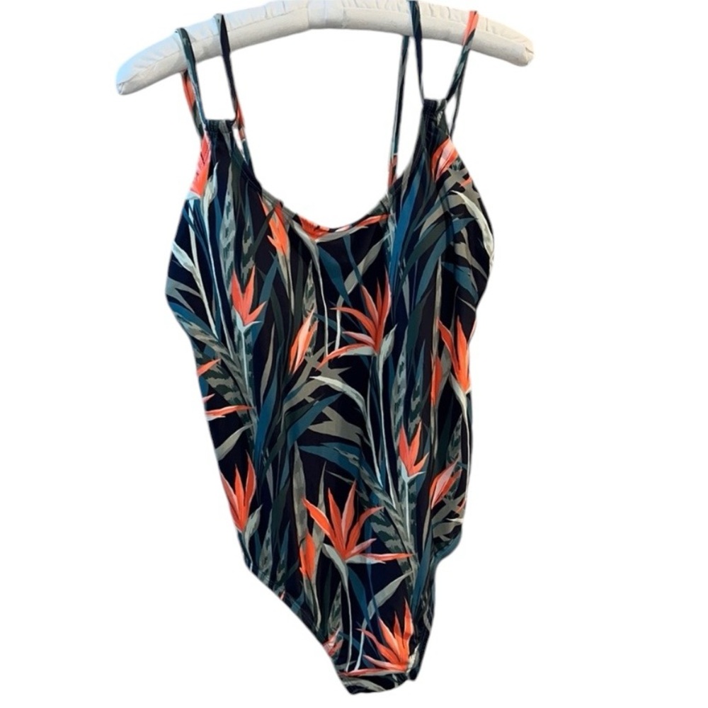 Kona Sol Swim Suit Bathing Suit Medium Coverage One Piece Paradise Womens XL